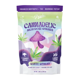 Cannadelics Microdose Gummies | White Gummy